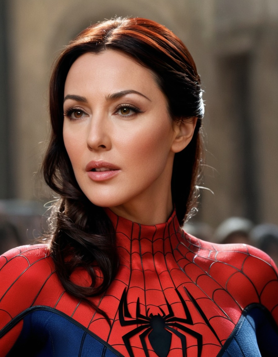 monica bellucci, spiderman, actress, superhero, marvel, film, character