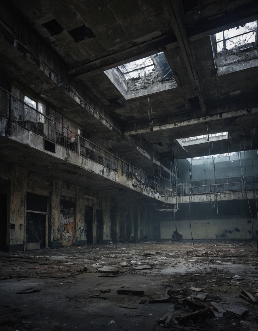 abandoned place, urban exploration, cityscape, fitness, health, architecture, recreation