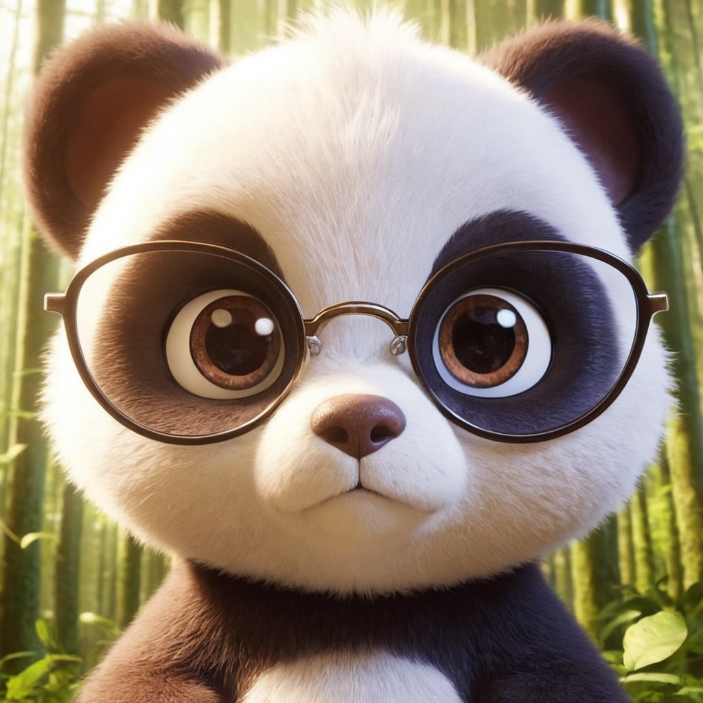 panda, animal, cute, jungle