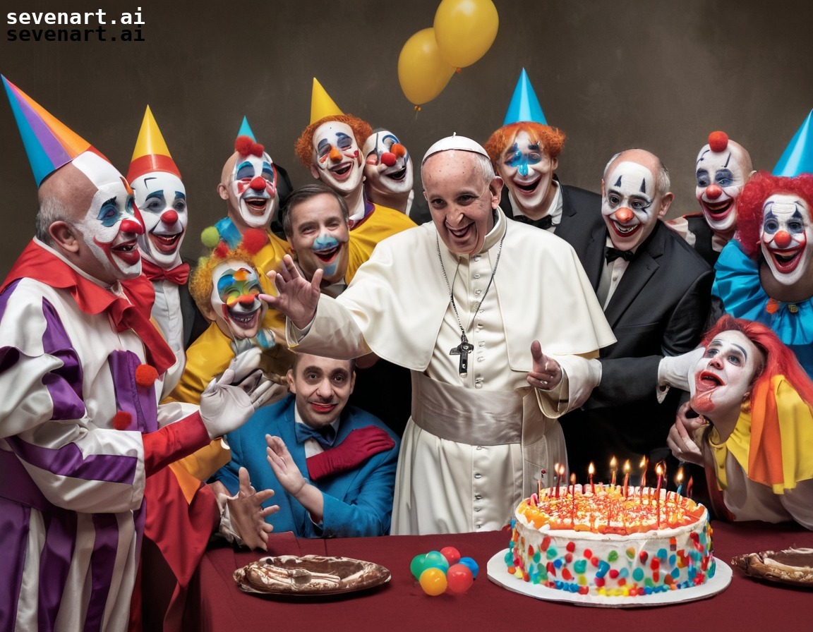 pope, birthday, surprise, party, celebration, pope francis, vatican