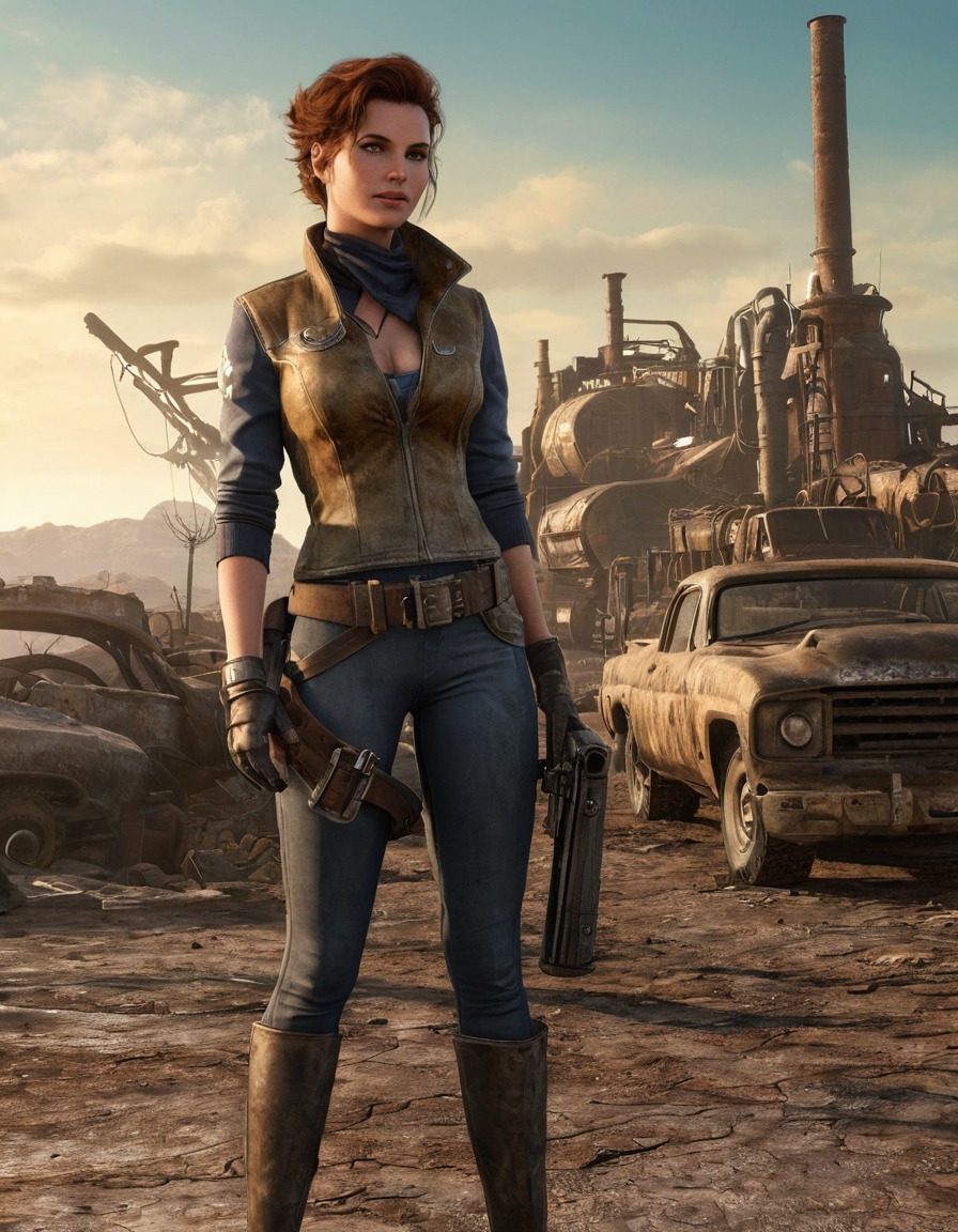 fallout, cait, wasteland, post-apocalyptic, gritty, rusted, games, tv shows