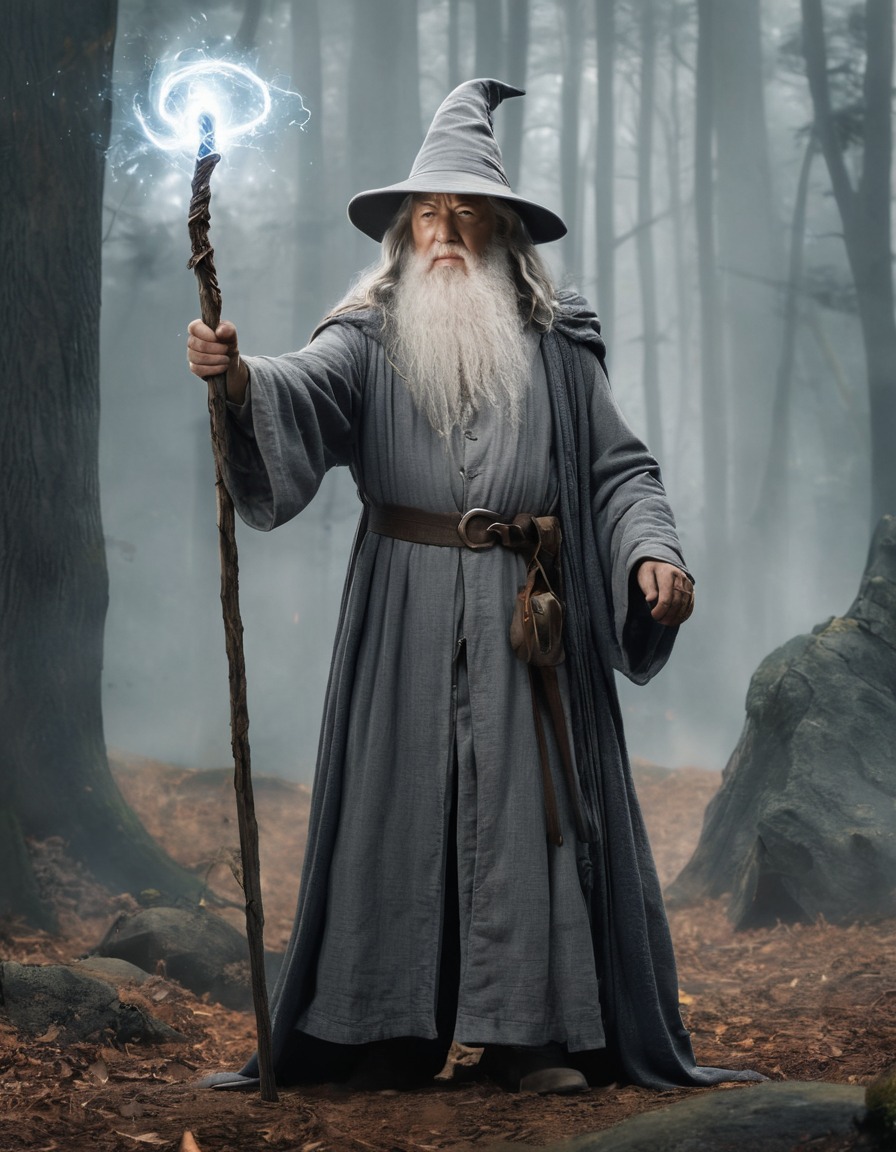 wizard, staff, magic, fantasy, powerful, john tolkien, tolkien