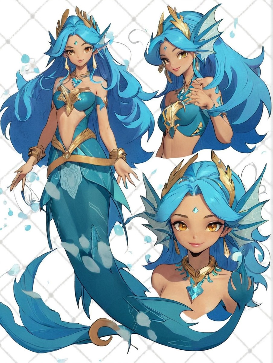 characterdesign, adoptable, adoptablesopen, adoptableauction, humanoid, sale, digitalart, anime, commission, characterconcept, fantasycharacter, animedrawing, mermaid, otaadoptables