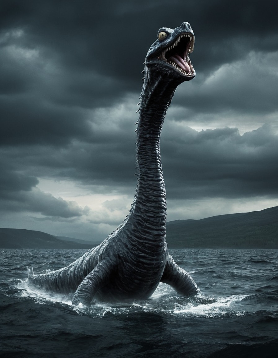 loch ness monster, scotland, mythical creature, folklore, cryptozoology, marine legend