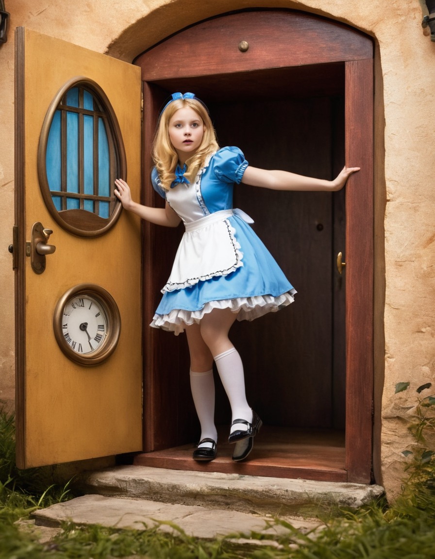 alice, wonderland, struggle, tiny door, adventure, books