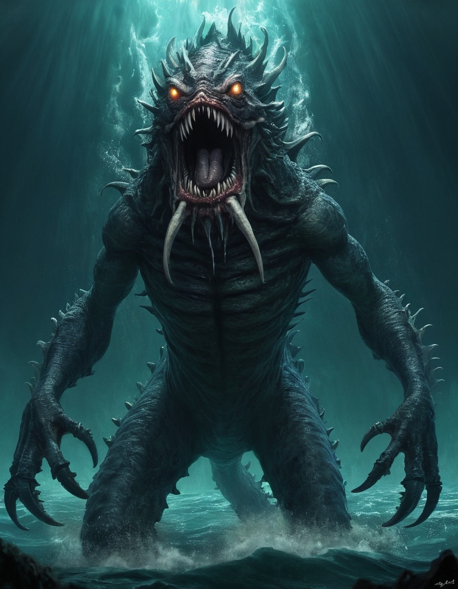 jengu, epic, sea monster, folklore, african mythology