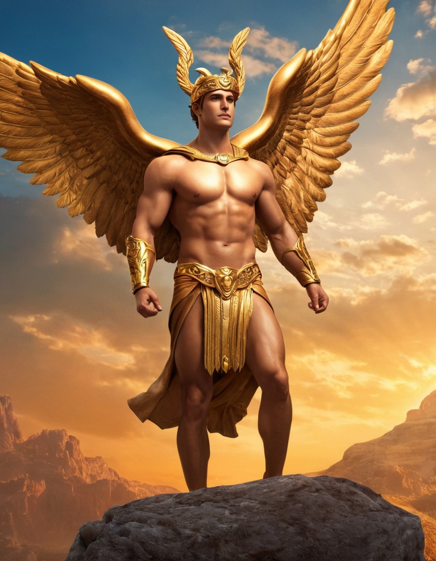 hermes, greek mythology, mythological figures, divine messenger, olympian gods, epic poetry, creative interpretation