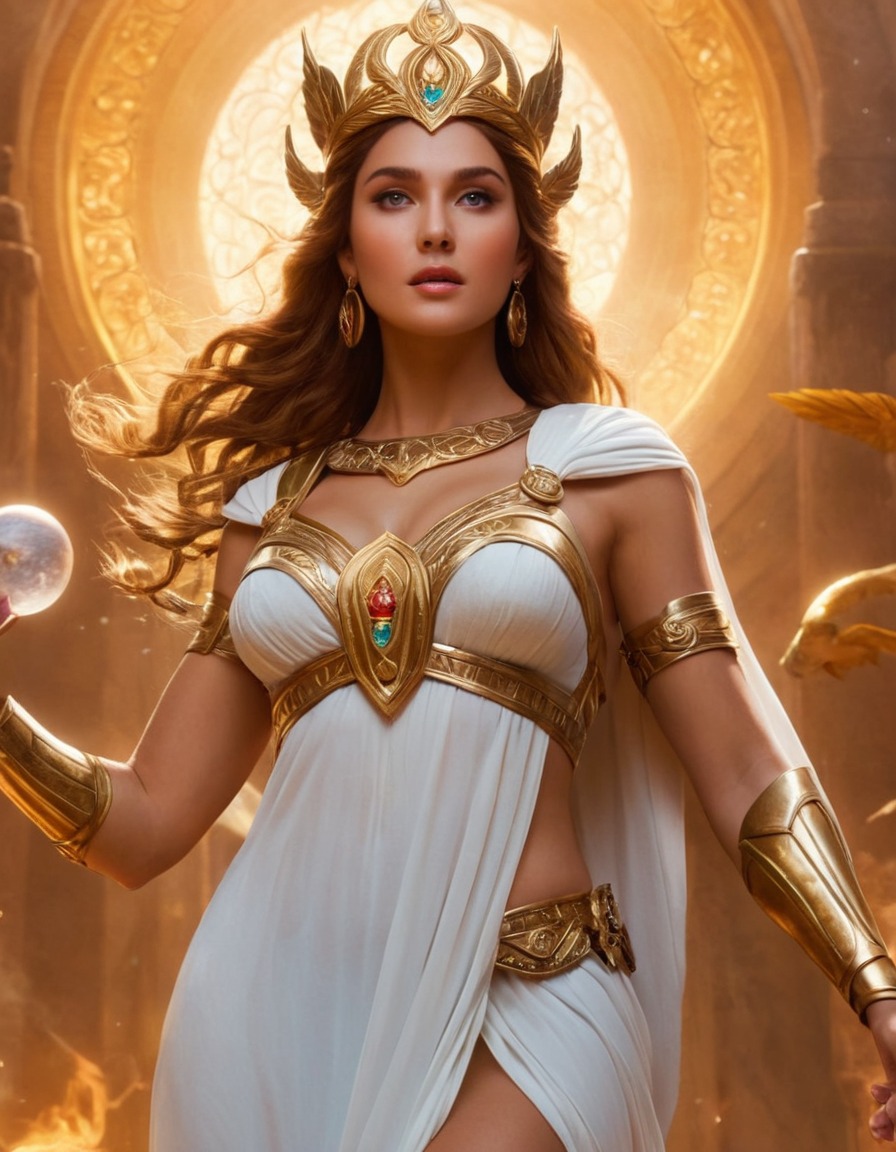 hera, greek mythology, epic, divine, powerful, olympian, mythological scene