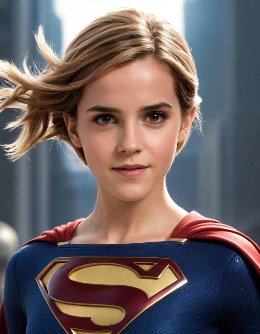 emma watson, supergirl, superhero, actress