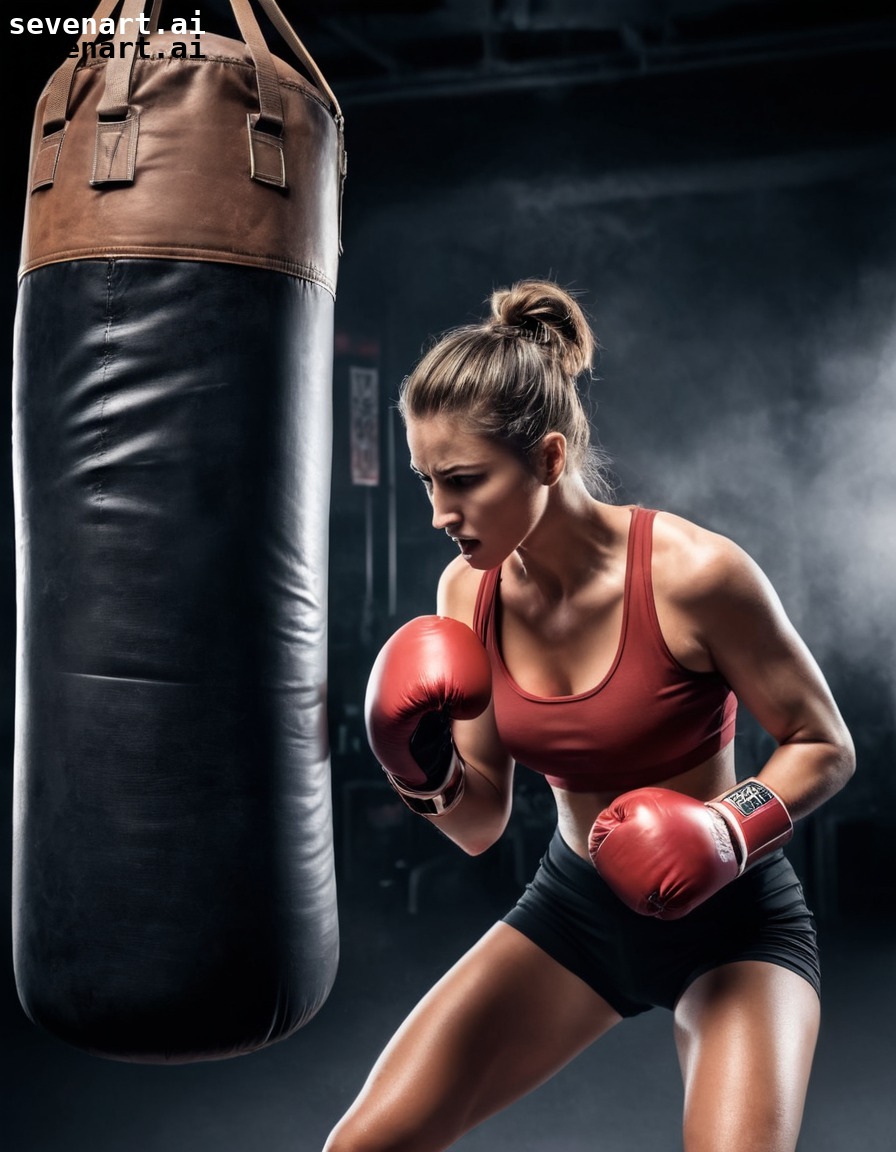 fitness, workout, boxing, training, athlete, woman sport, sport