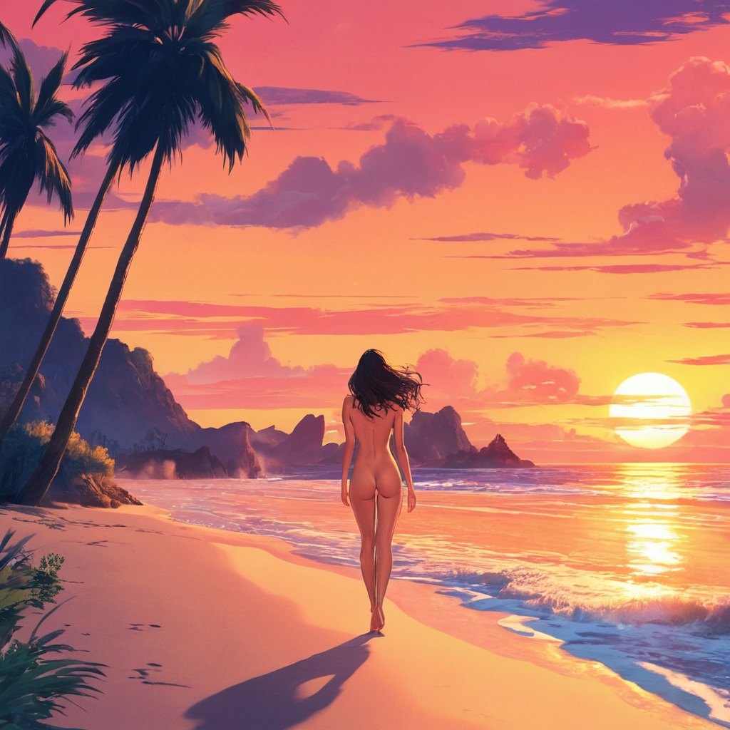 digitalart, cartoon, pixelart, wallpaper, drama, beach, dreamup, ai_art