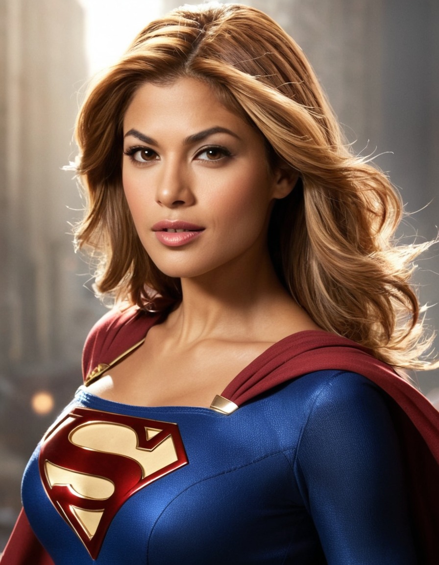 eva mendes, actress, supergirl, superhero, dc comics, strong female character, fashion icon