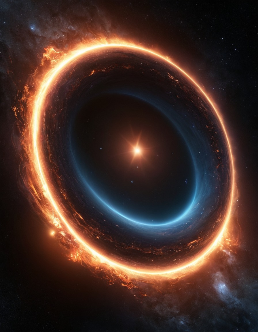 black hole, gravity, space scene, astrophysics, cosmology