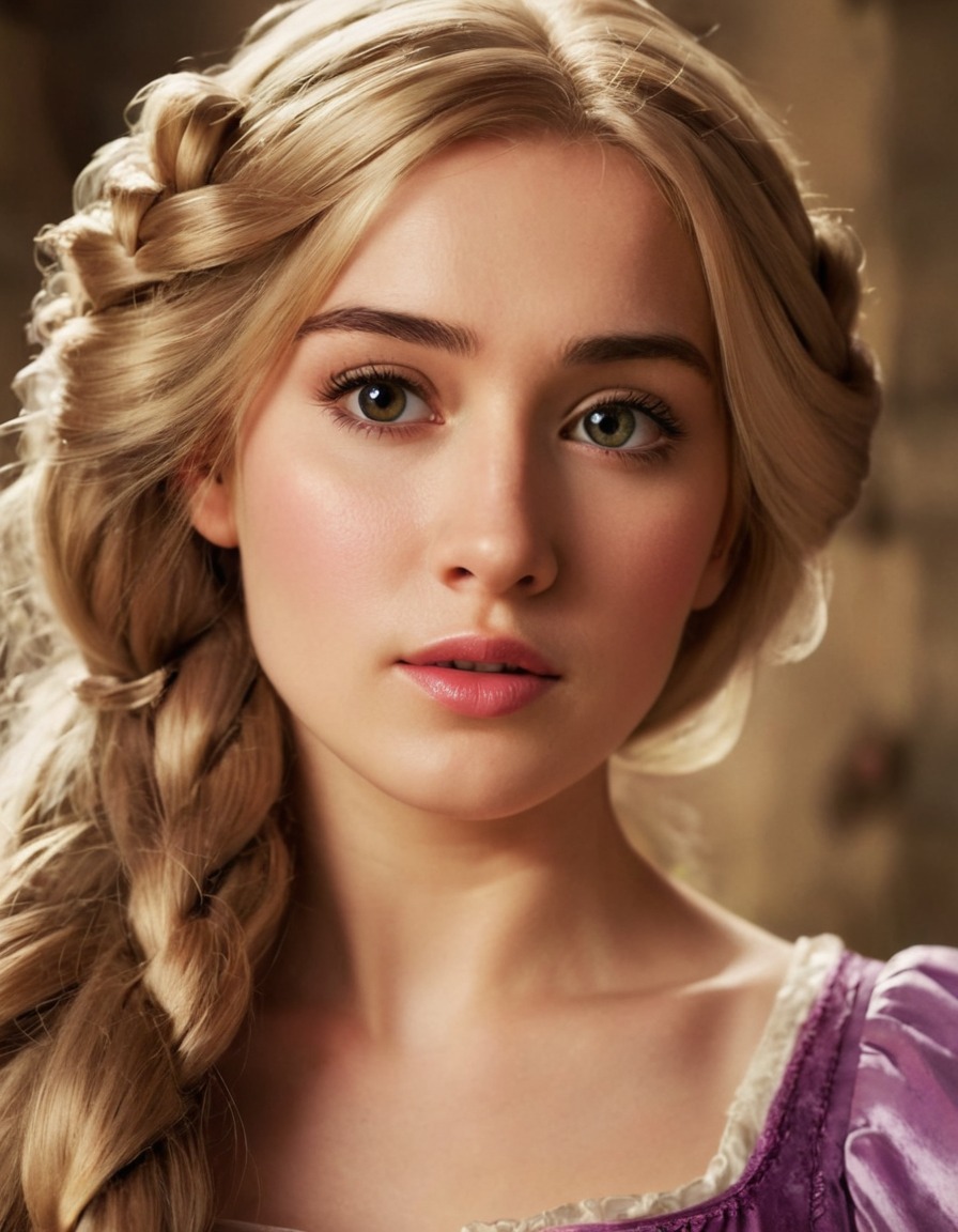 rapunzel, tangled, fairytale, disney, long hair, beautiful woman, enchanted princess