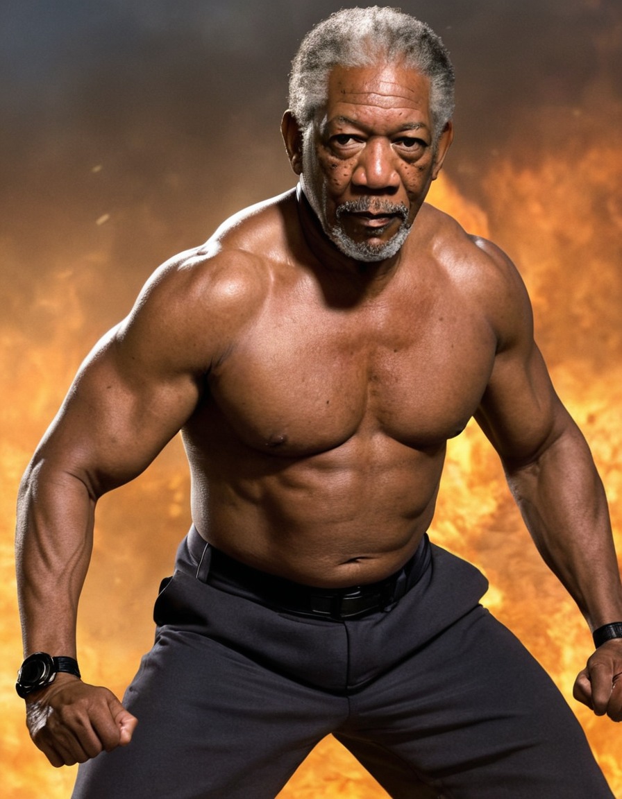 morgan freeman, muscular fitness, action, actor, hollywood, legend, physicality