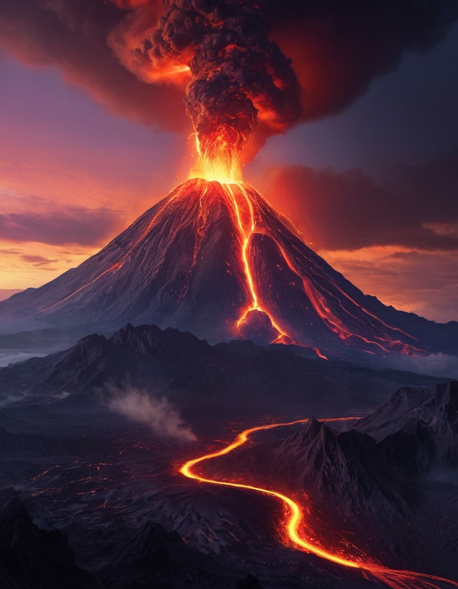 nature, volcano, beauty, scenic, geology, natural wonder