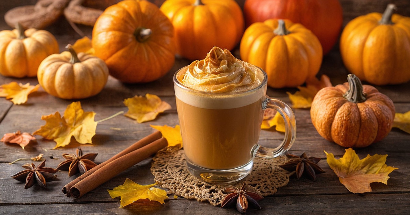 digitalart, decoration, wallpaper, photography, autumn, background, cappuccino, coziness, pumpkins, realism, spices, wallpapers, pumpkinspice, wallpaper4k