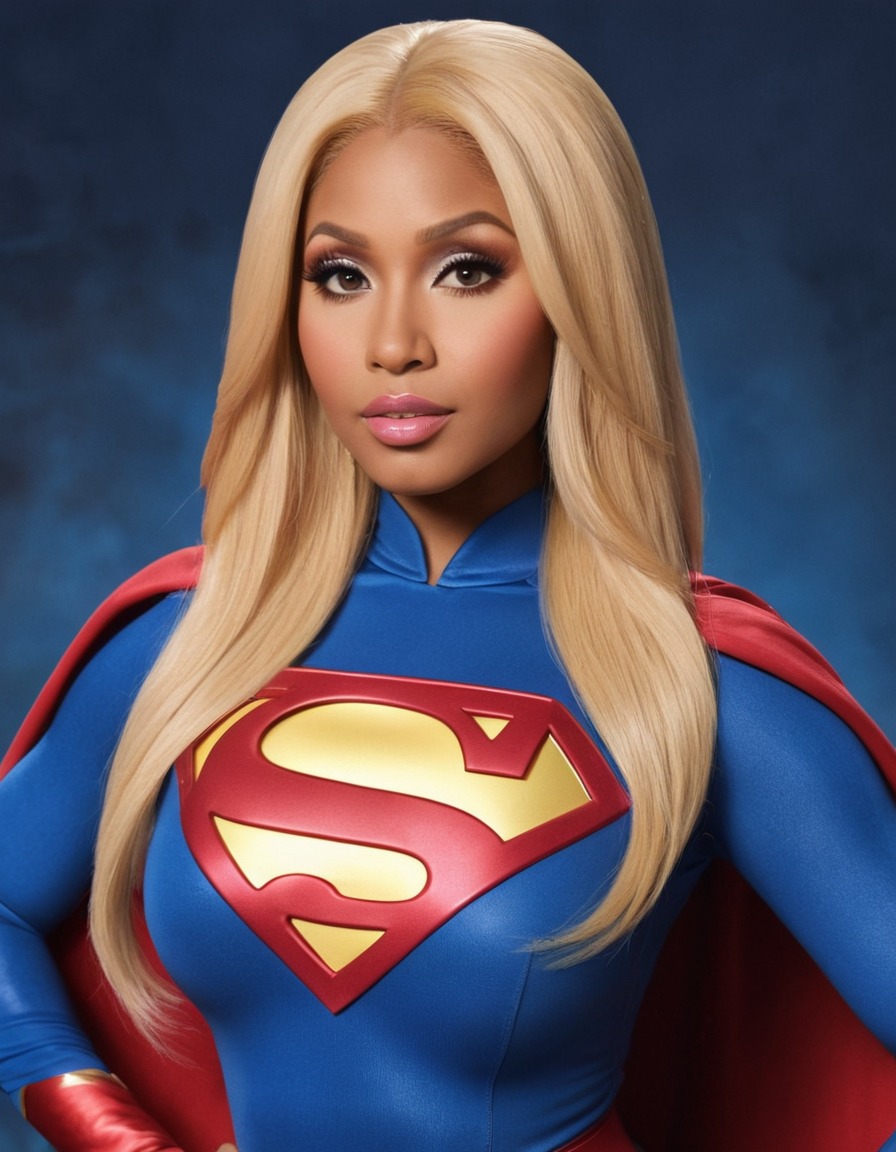 nicki minaj, supergirl, music video, transformation, powerful, fashion, celebrity