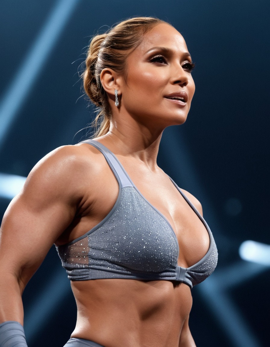 jennifer lopez, muscular fitness, exercise, celebrity workout, fitness routine, performance, entertainment