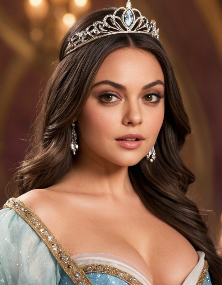 mila kunis, actress, disney princess, fairy tale, beauty, royalty