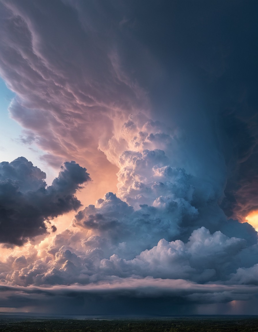 sky, storm clouds, drama, weather, nature, beauty