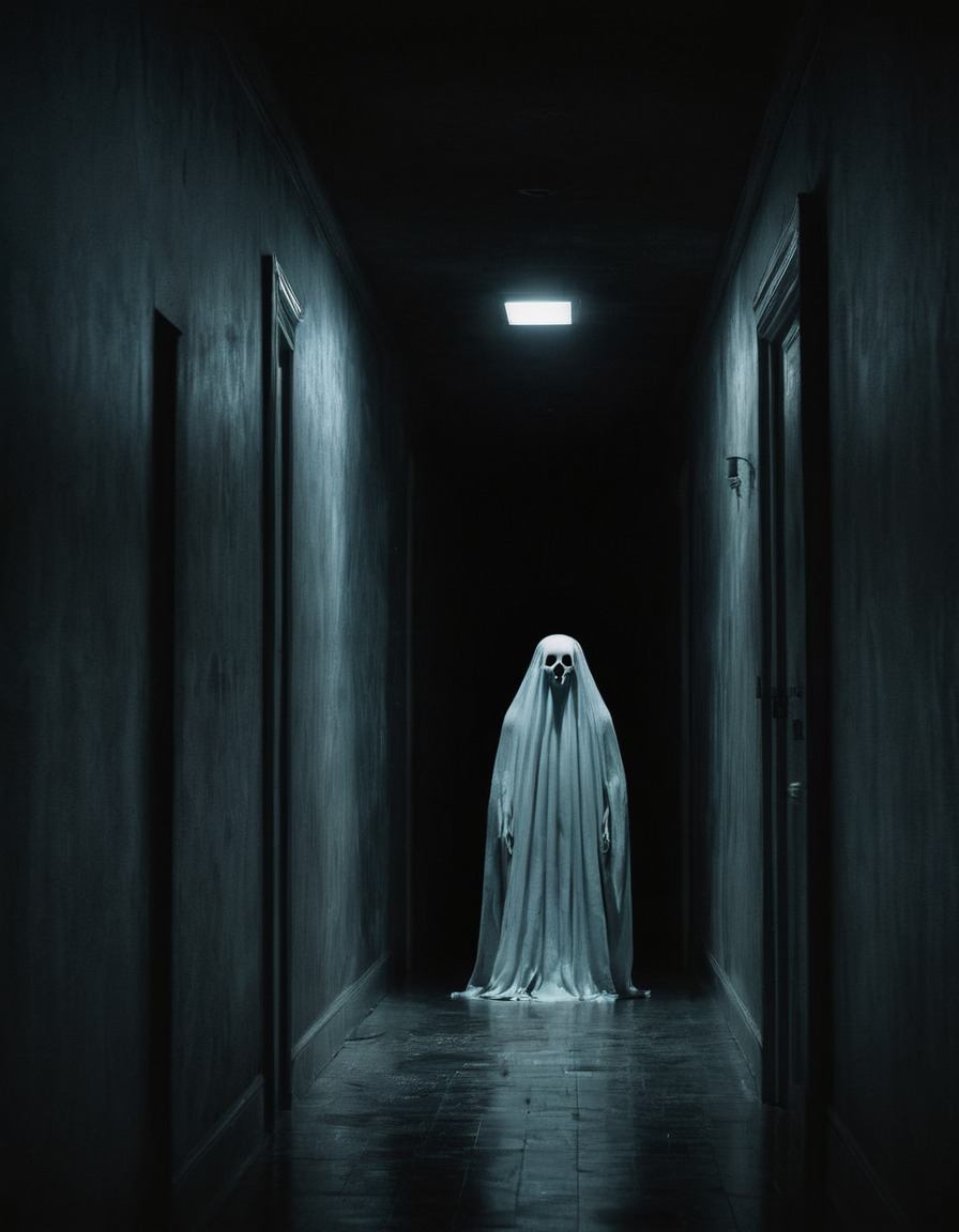 ghost, apparition, haunting, supernatural, corridor, gothic, underground, dark