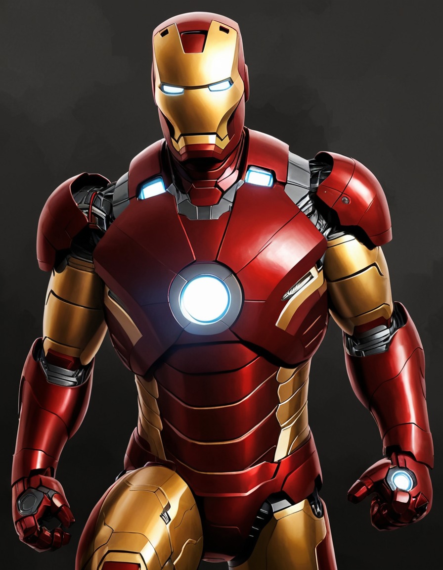 iron man, the avengers, 2012, digital painting, movies