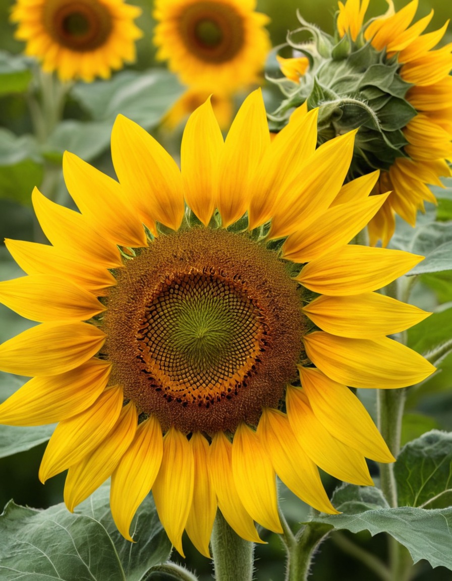 nature, sunflower, beauty, floral, yellow, bright, sun