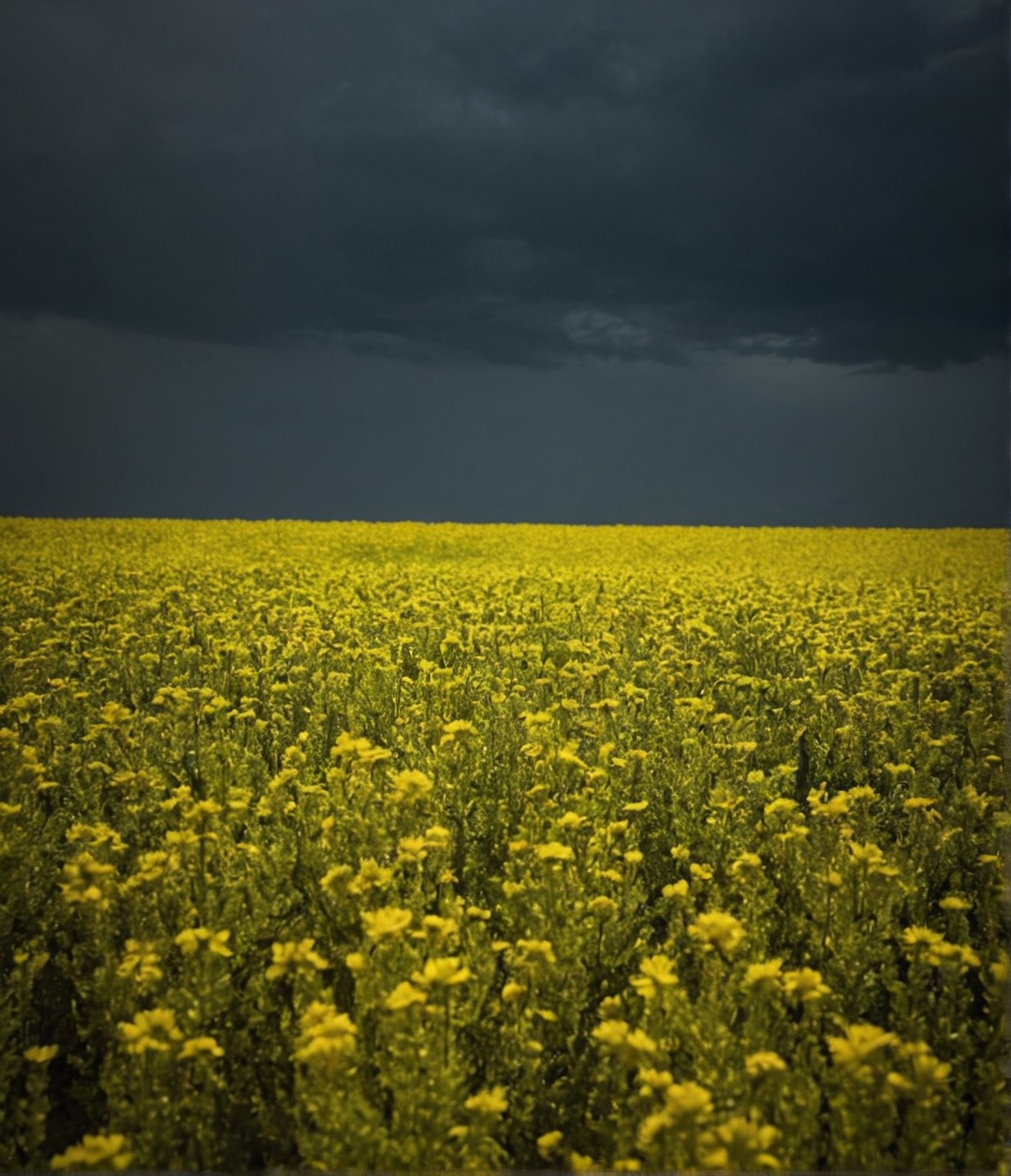 storm, stormy sky, landscape, clouds, fields, aesthetic, nature, naturecore, photography, flowers, curators on tumblr