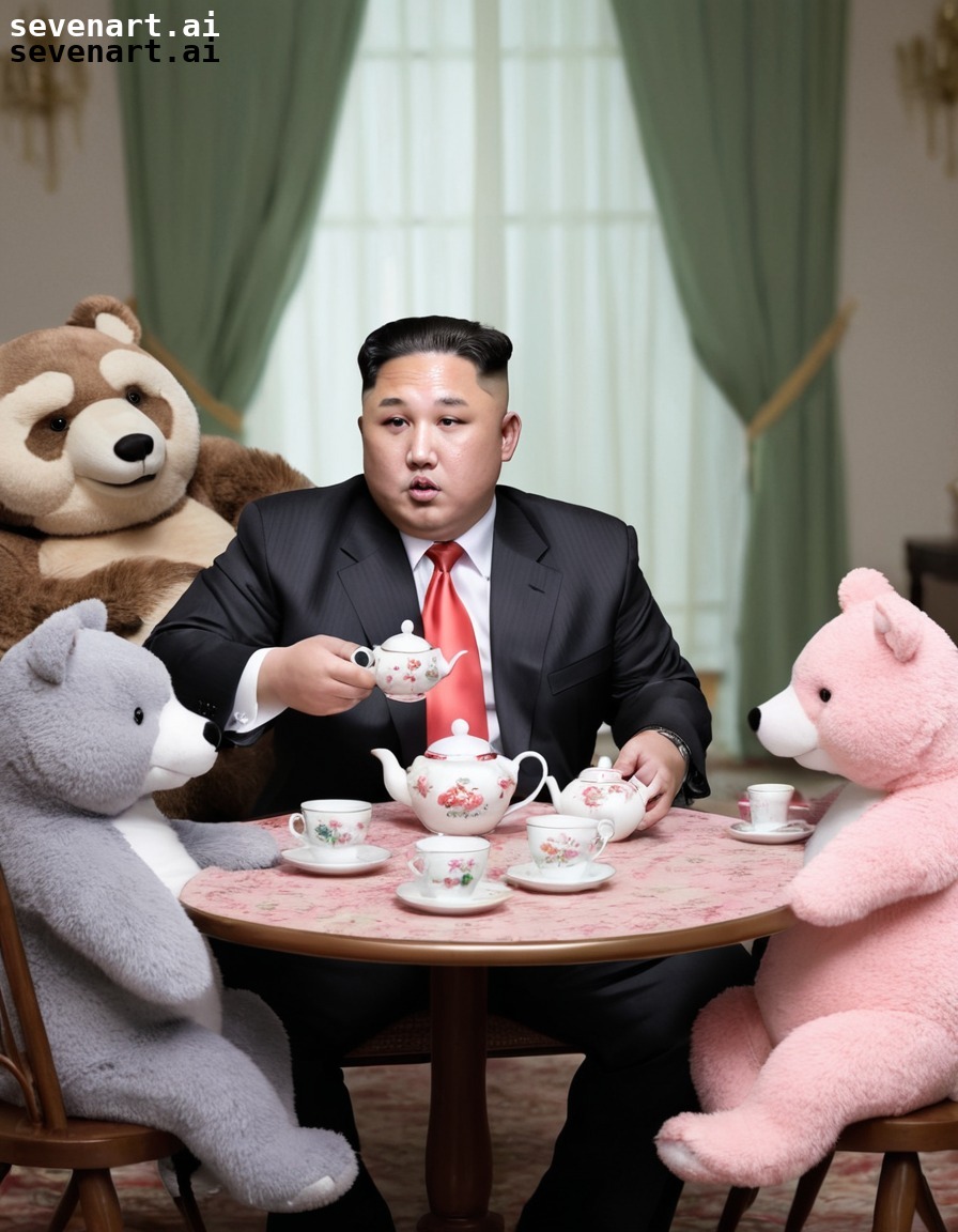 funny, surreal, dictator, toys, whimsical, kim jong-un, north korea