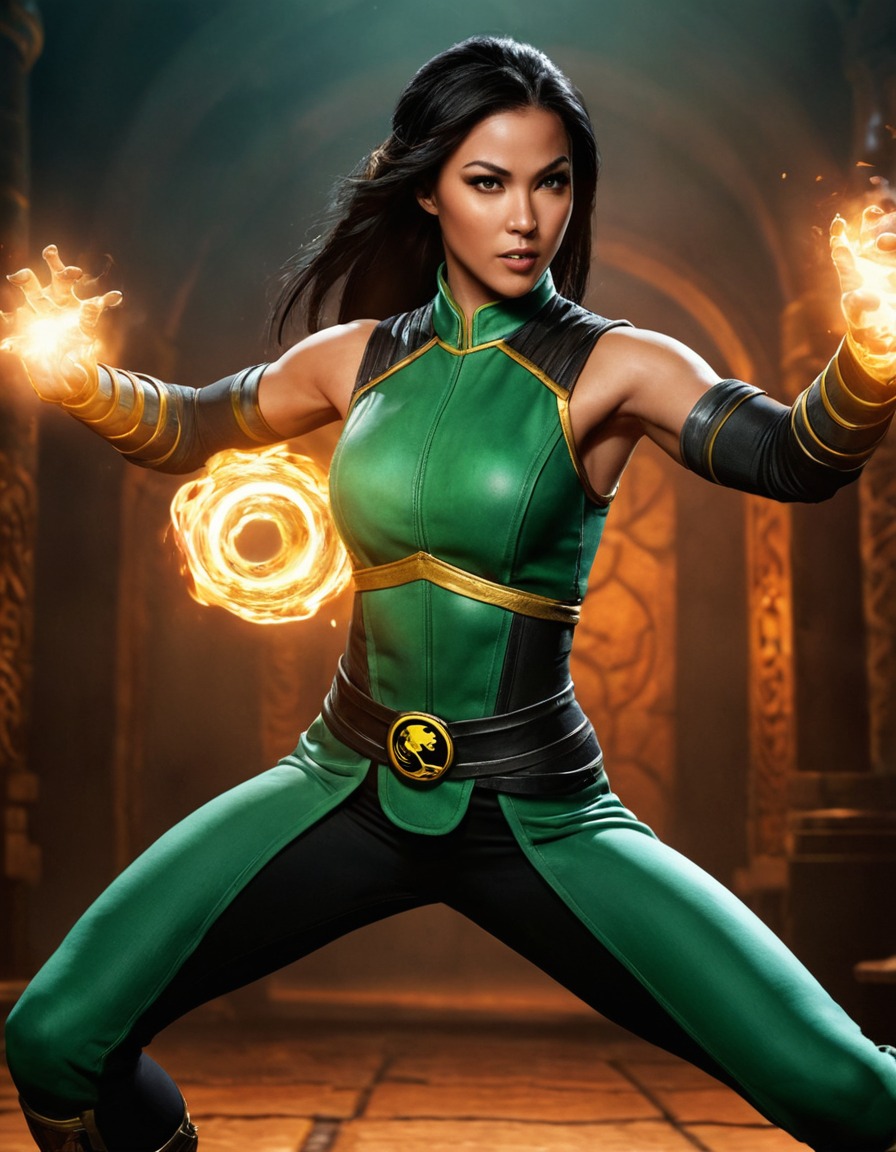 jade, mortal kombat, video game character, powerful kick, female warrior, games, girls from games