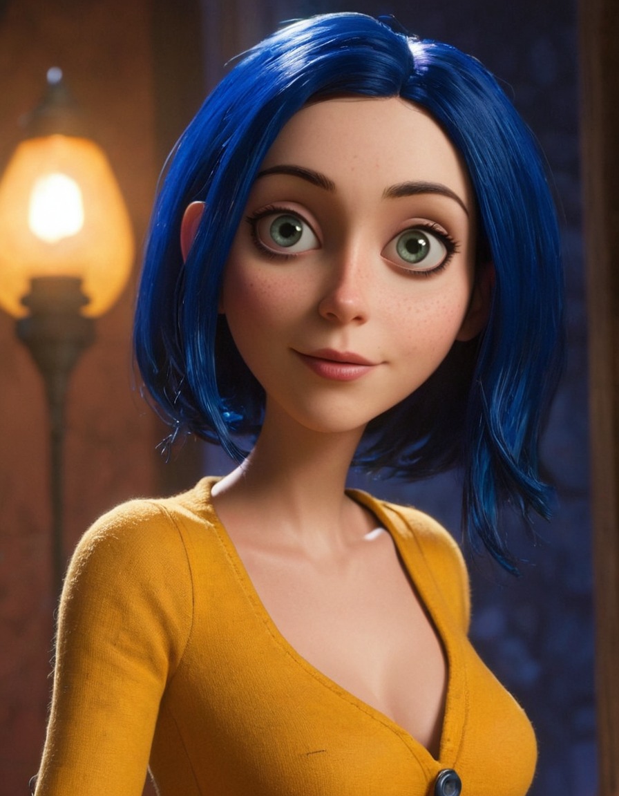 coraline jones, fictional character, beauty, real-life, woman, movie character