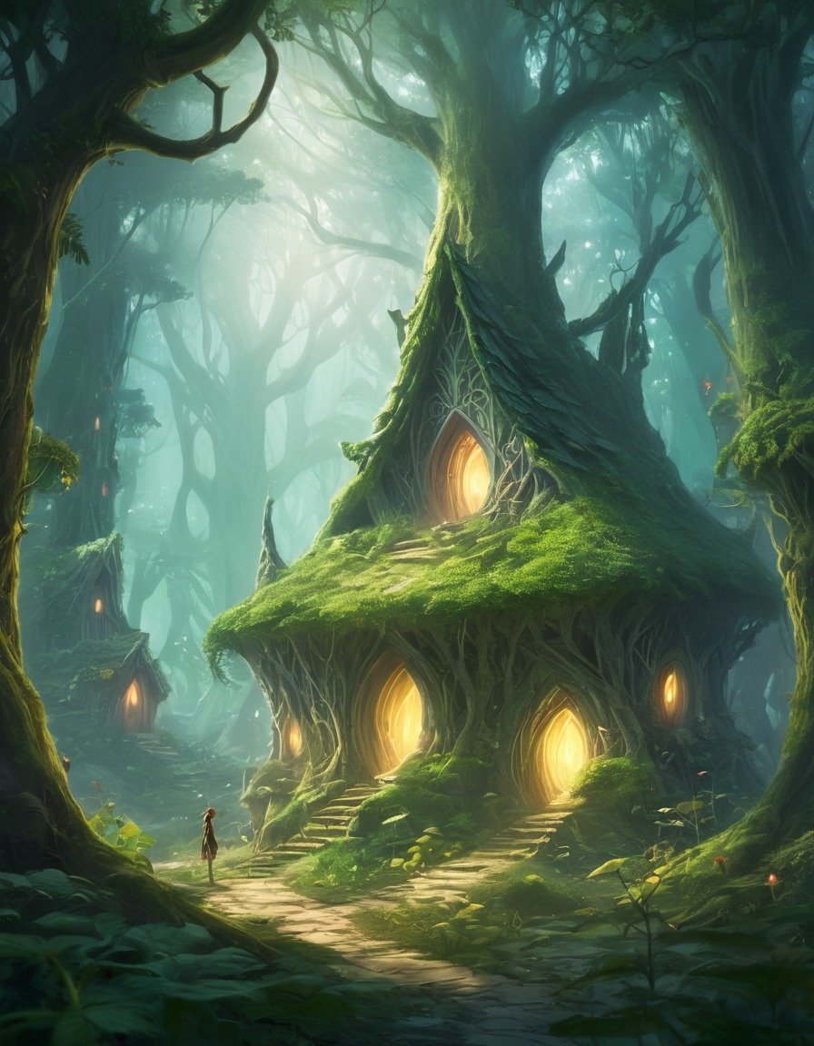 elves, mystical, forest, ethereal, serene, john tolkien, tolkien