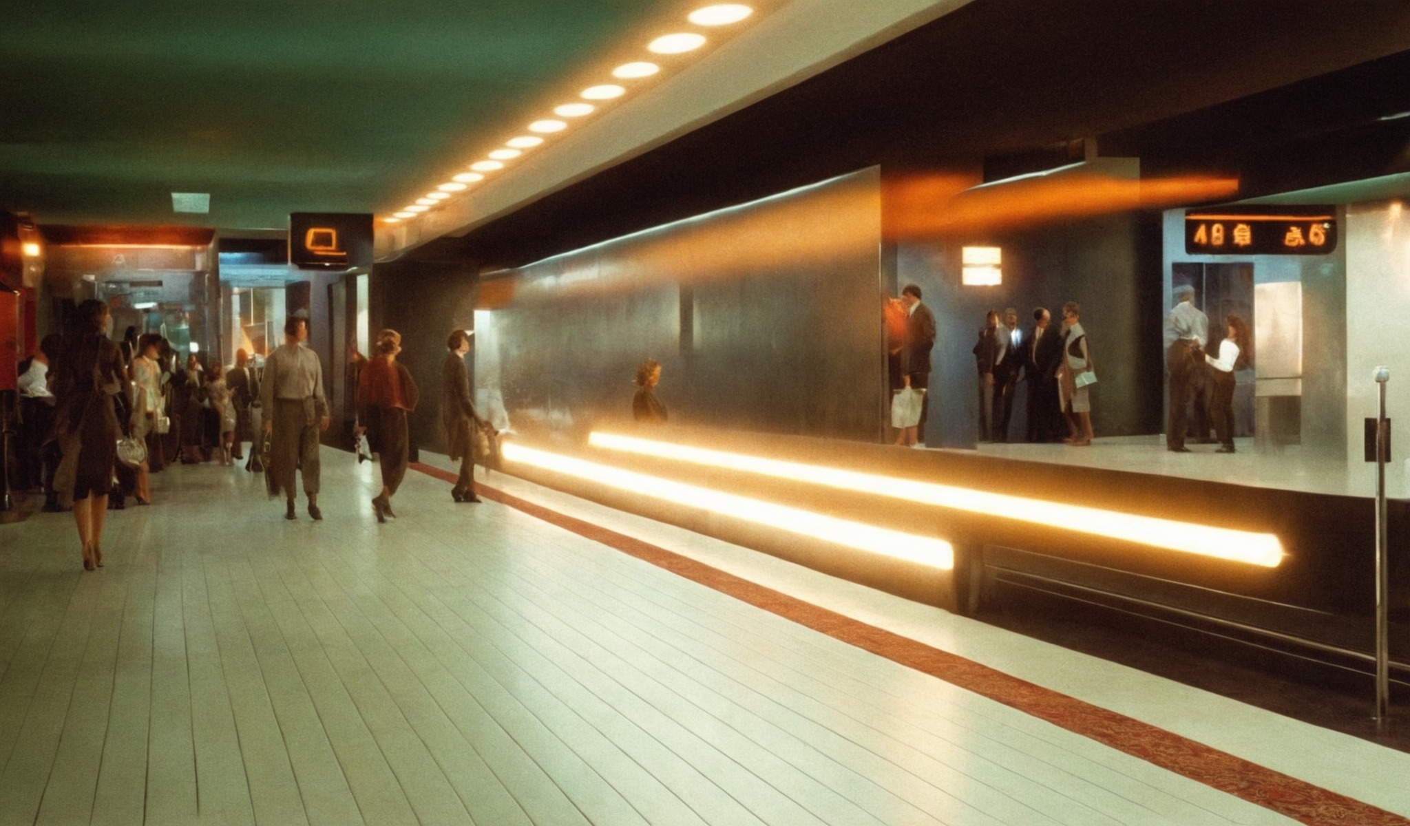 neon glow, neon aesthetic, neoncore, photography, neon colors, neon lights, people, germany, train station, subway, pedestrians, night photography, nighttime, night, urban photography, vintage asthetic, neonoir, glow, urban landscape, cyberpunkaesthetic, cyberpunk art, cyberpunk