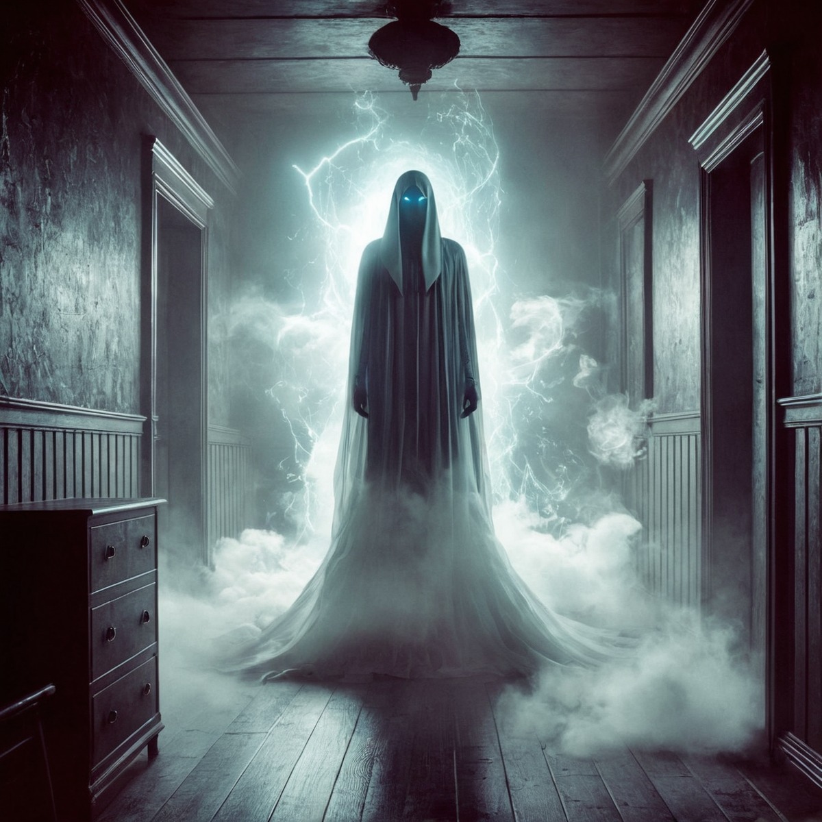 horror, monster, creepy, ghost, spooky, spirit, supernatural, halloween, fog, apparition