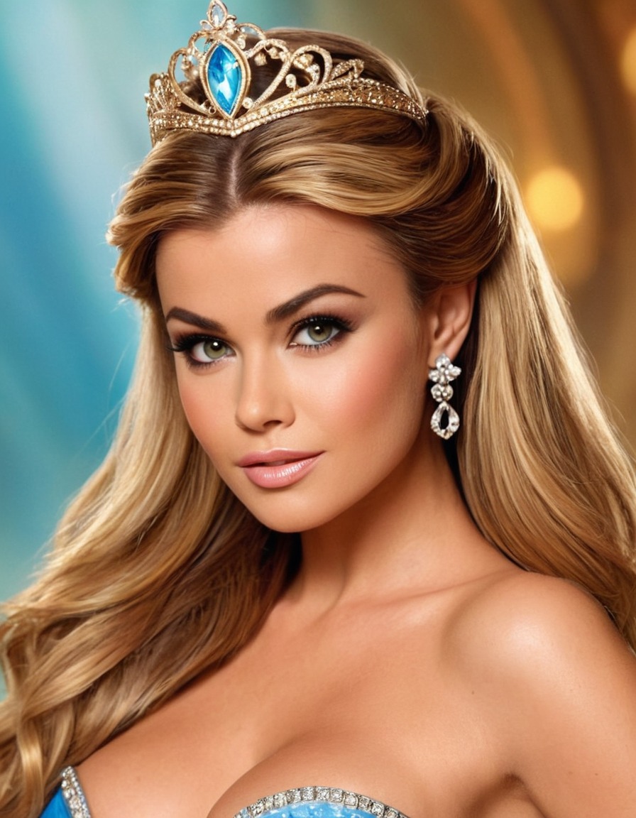 carmen electra, actress, disney princess, beautiful, celebrity, fantasy, fairytale