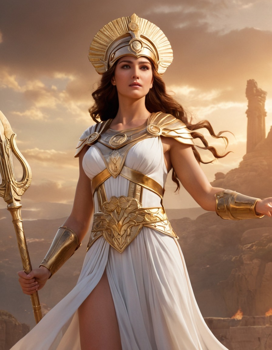 athena, epic, greek mythology, goddess, battle, wisdom, war