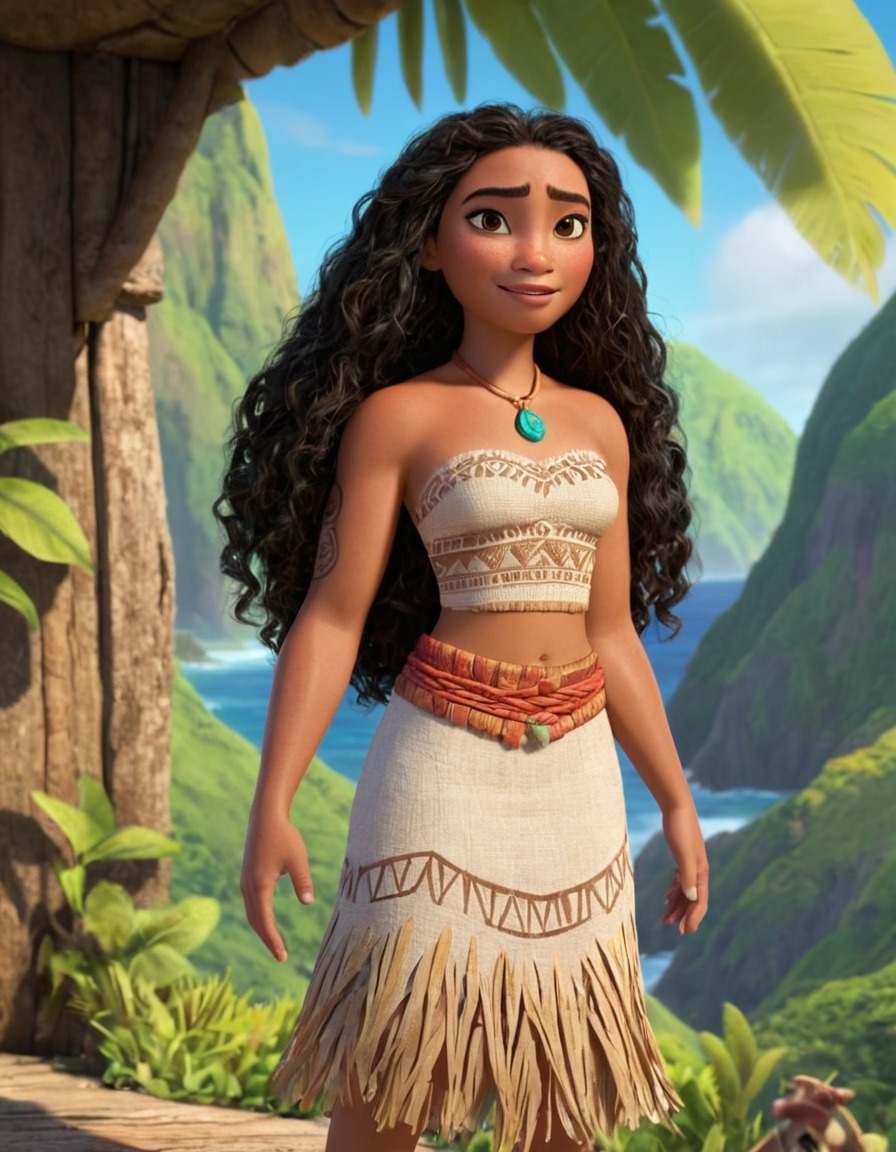 moana (2016), animated film, disney, polynesian culture, ocean adventure, strong female lead, singing