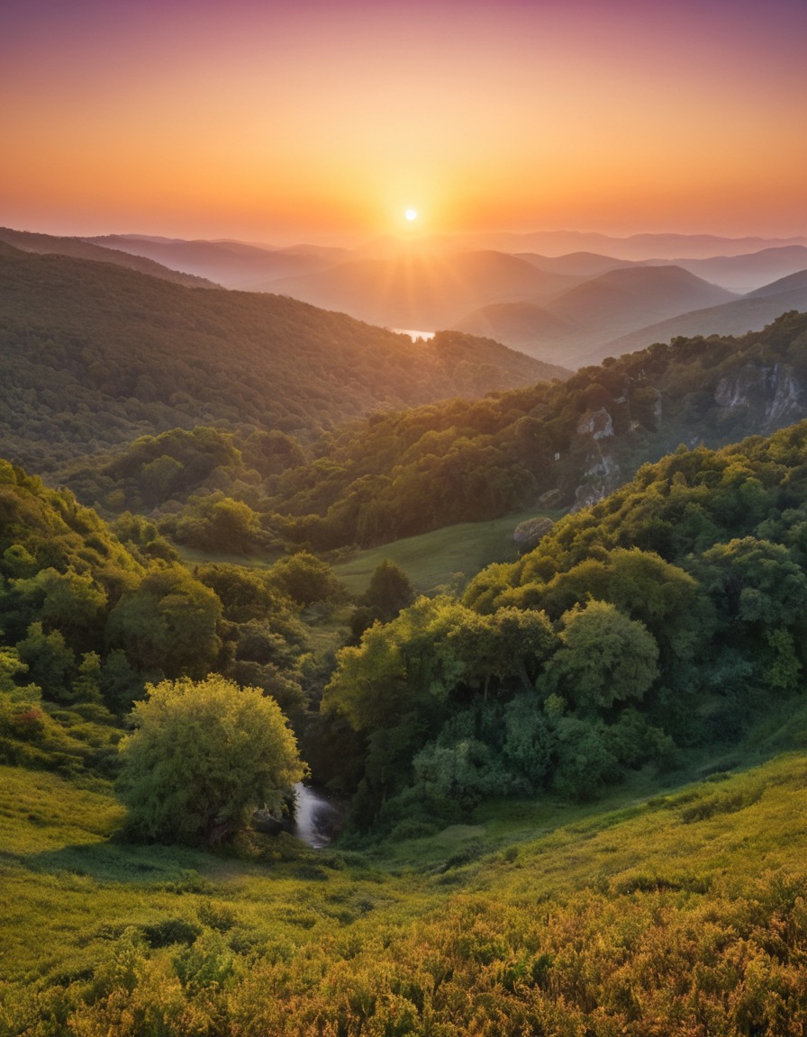 nature, sunrise, beautiful, dawn, golden hour, scenic views