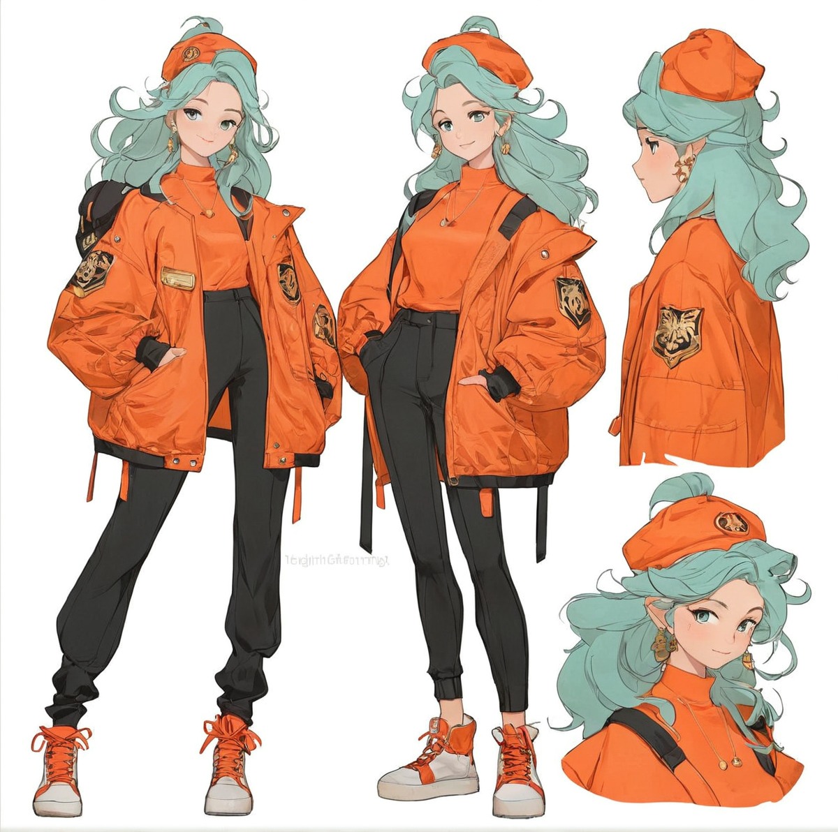 beautifulgirl, bluehairedgirl, casualclothes, characterconcept, characterdesign, digitalart, originalcharacter, referencesheet, sale, casualoutfit, goodgirlfriend