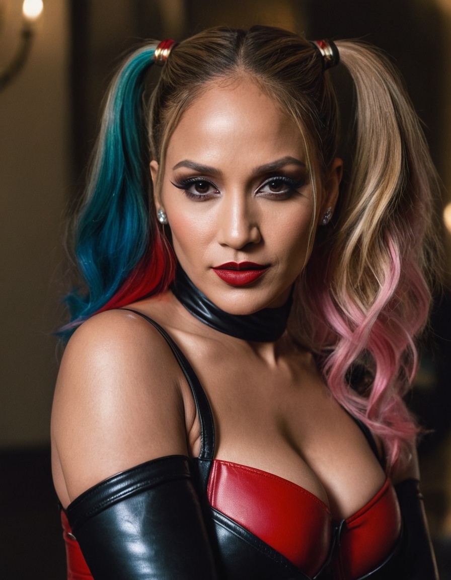 jennifer lopez, harley quinn, actress, character, dc comics, film, fantasy