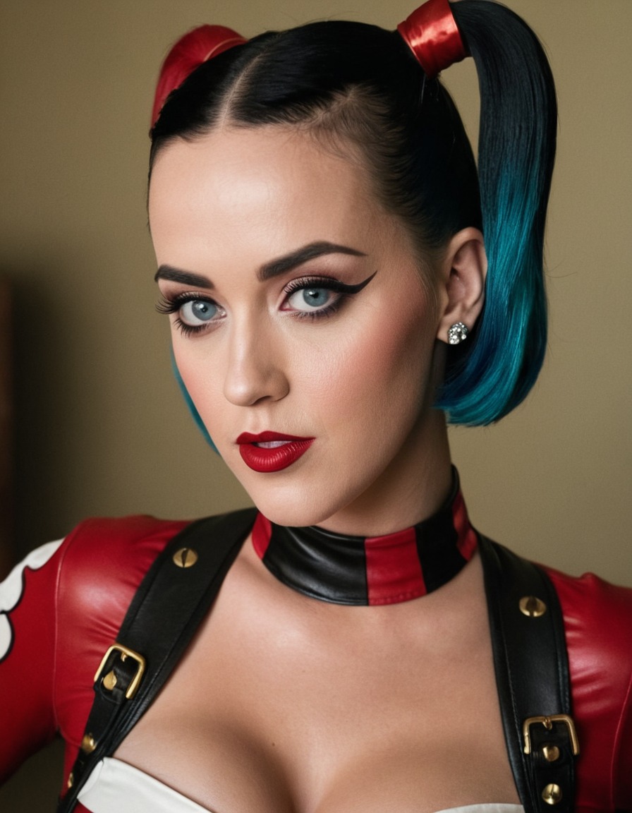 harley quinn, katy perry, music video, pop culture, actress, celebrity, dc comics