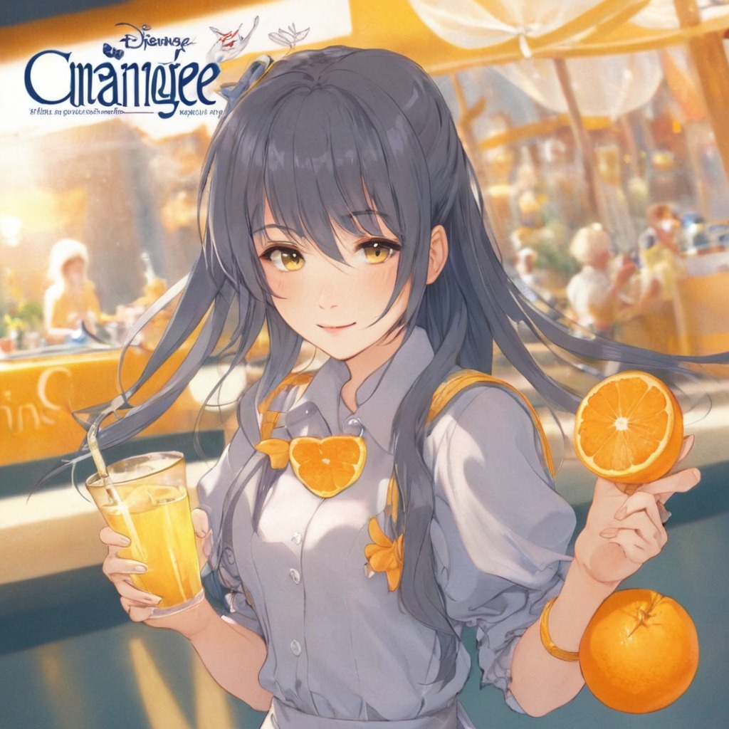 anime, dreamup, animegirl, animefanart, orangejuice, ai_art