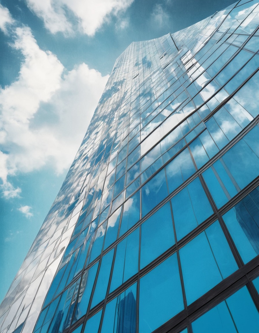 cityscape, architecture, skyscraper, reflection, modern