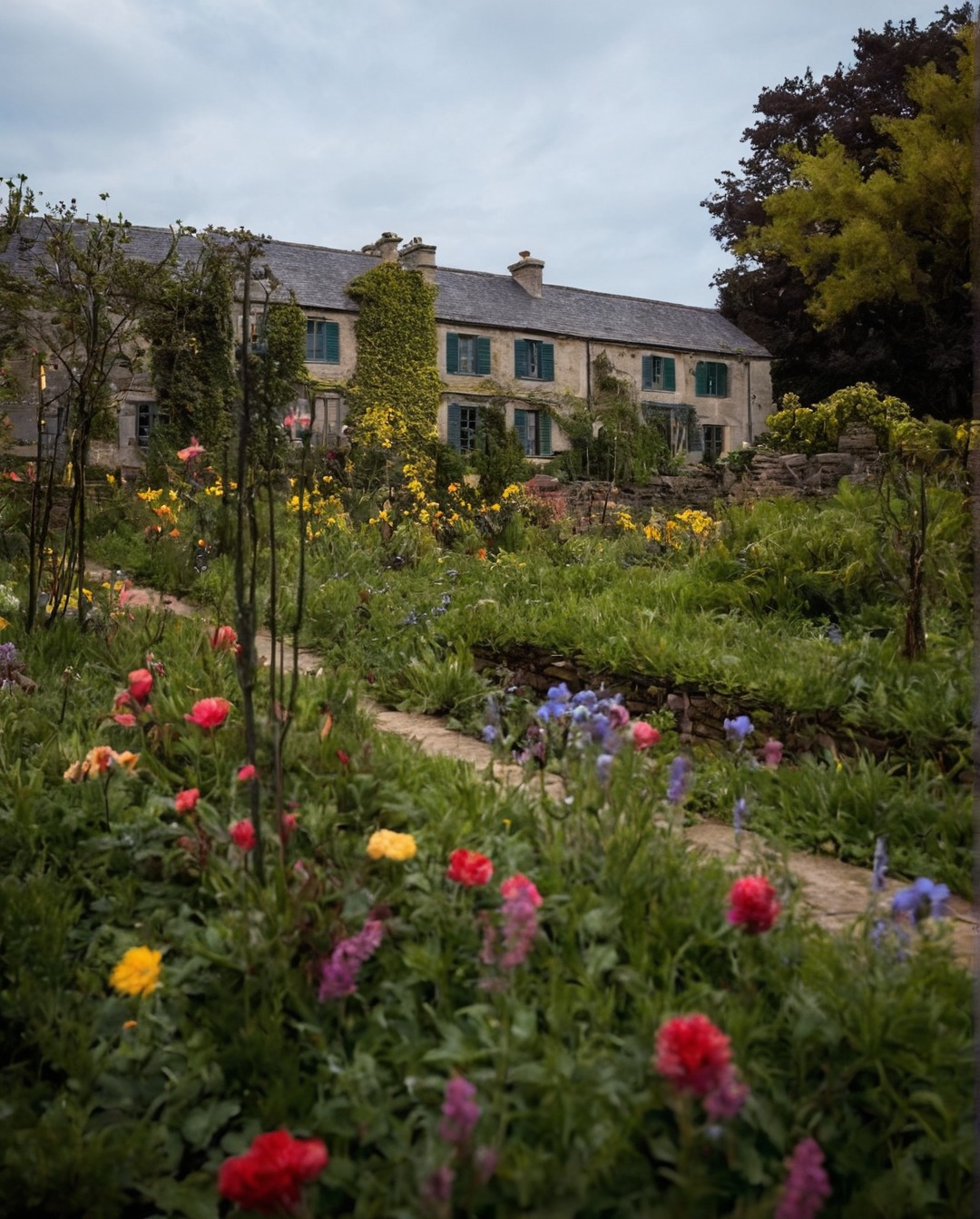 claude monet, monets garden, giverny, france, gardens, flowers, architecture, nature, naturecore, photography, paintings, art, impressionism, aesthetic, curators on tumblr