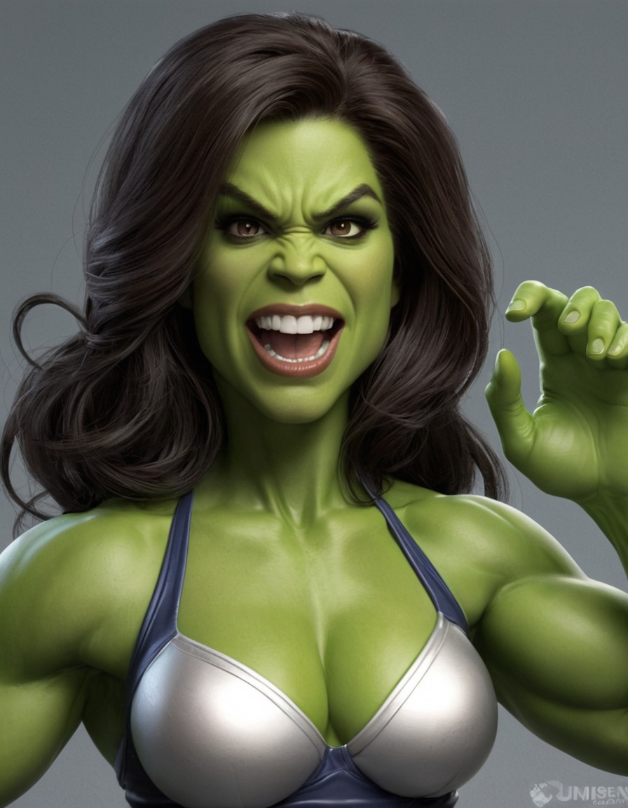 funny, she-hulk, caricature, marvel, superhero, comedy, entertainment