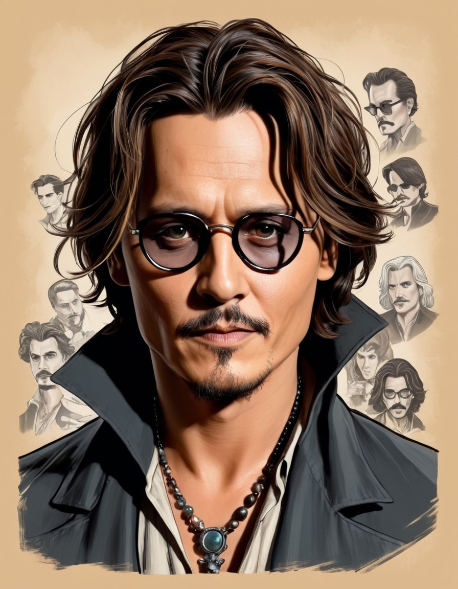 johnny depp, film characters, filmography, iconic roles