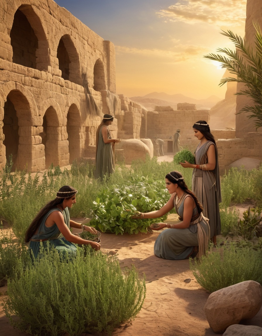 ancient women, herbalism, medicine, mesopotamia, 1500 bc, women's history, ancient cultures