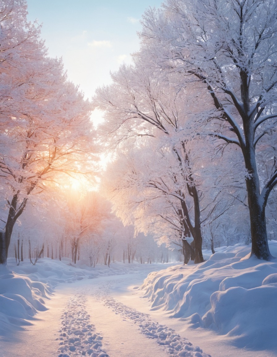 nature, snow, winter, beauty, scenery