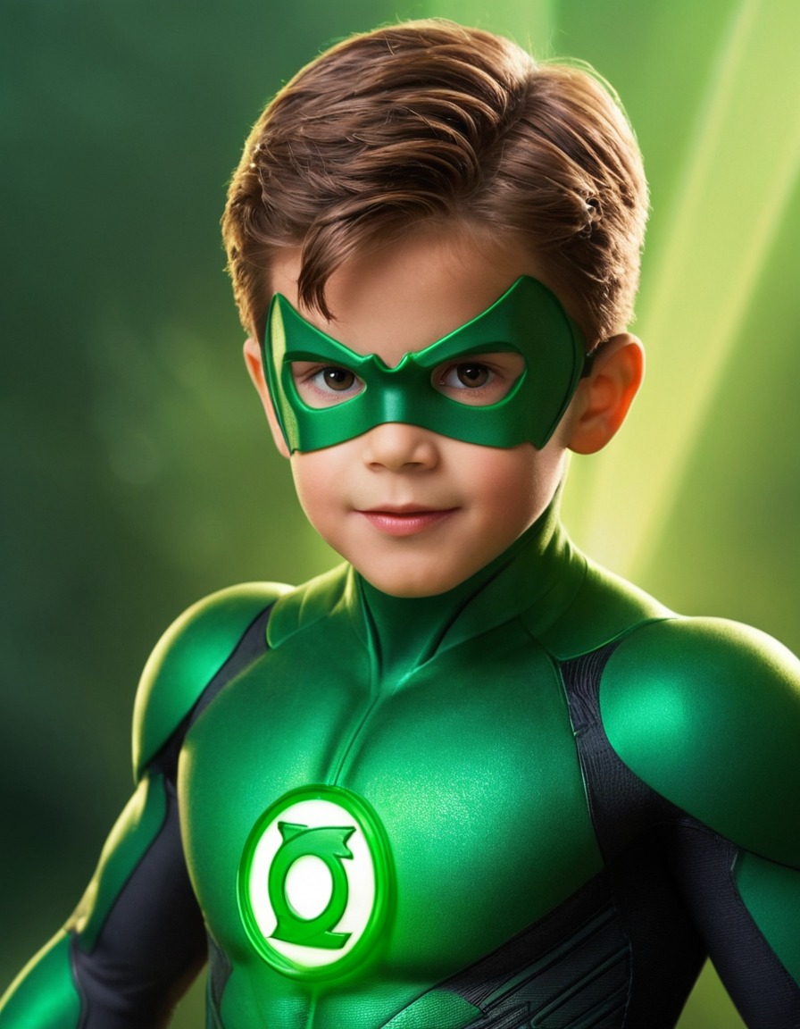 green lantern, childhood, superhero, dc comics, ring bearer, galactic guardians